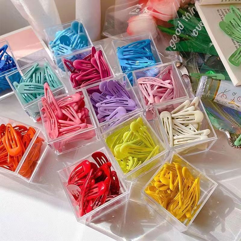 กิ๊บติดผมสีลูกกวาดสาวเกาหลีคลิป BB คลิป บีบี คลิปหน้าม้าขนาดเล็กน่ารัก