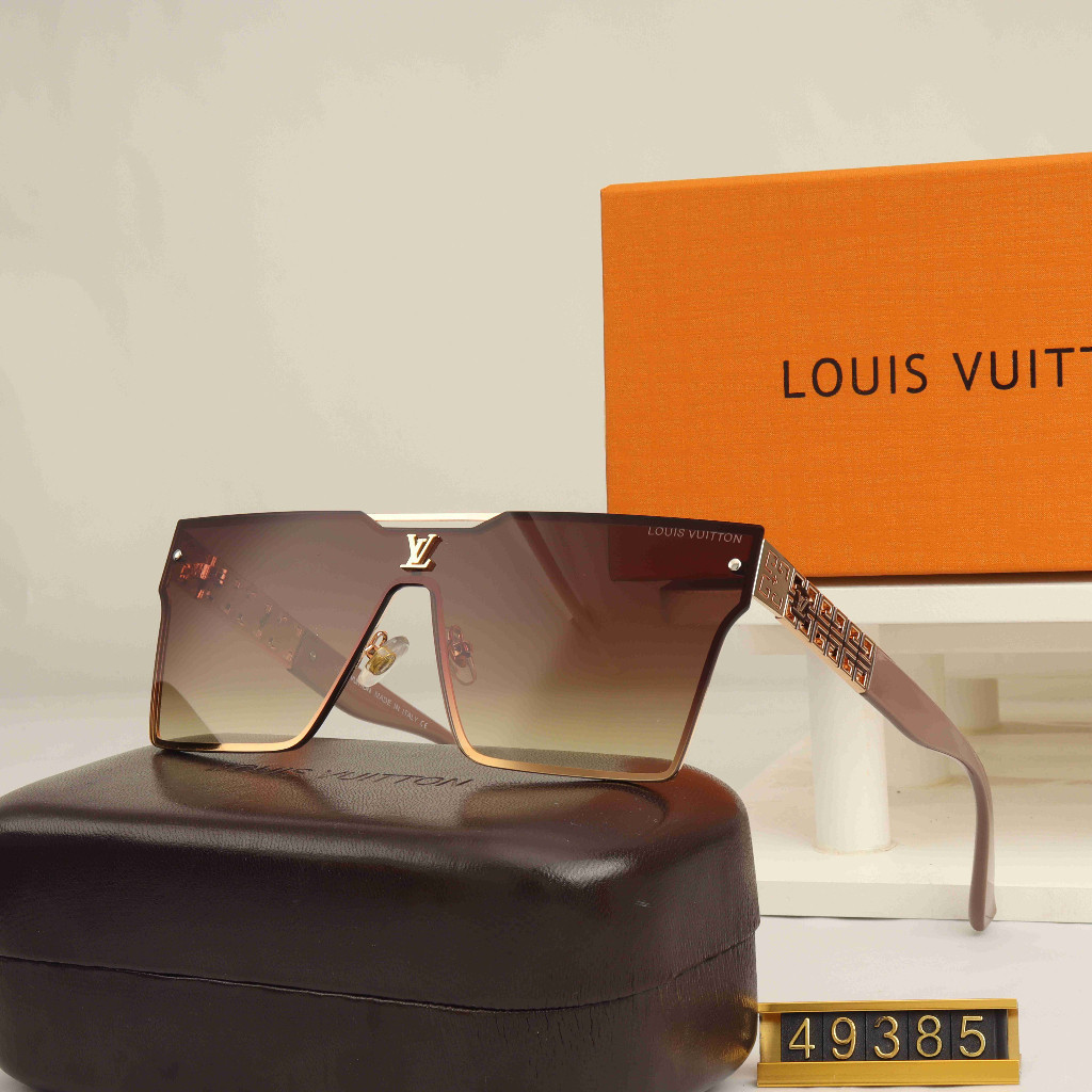 Louis Vuitton Louis Vuitton Rimless Fashion Street Shooting Square แว่นกันแดดผู้ชายผู้หญิงสไตล์เดียว