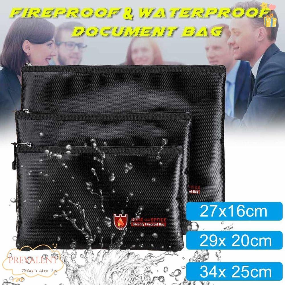 Preva Fireproof Document Bag Home Envelope Money Cash Safe Box