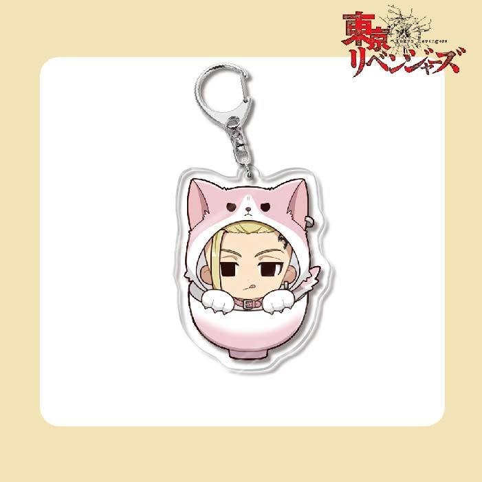 อะนิเมะ Tokyo Avengers Original พวงกุญแจ Tokyo Revengers Hanagaki Budo ตัวเลขคอสเพลย ์ พวงกุญแจรถอุปกรณ ์ เสริมของขวัญ - รูปที่ 3