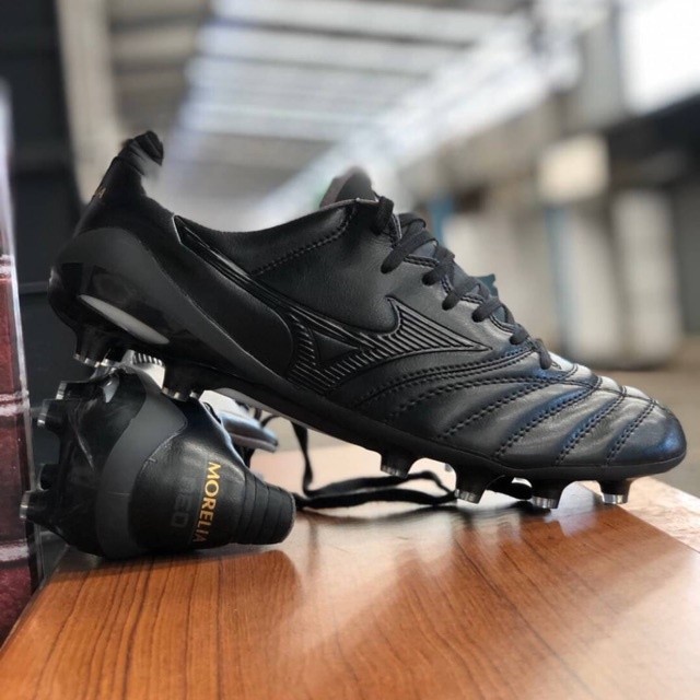 Kasut Bola Sepak MIZUNO MORELIA NEO II JAPAN Outdoor Football Shoes Men's Boots Breathable Waterproof Unisex Soccer Clea