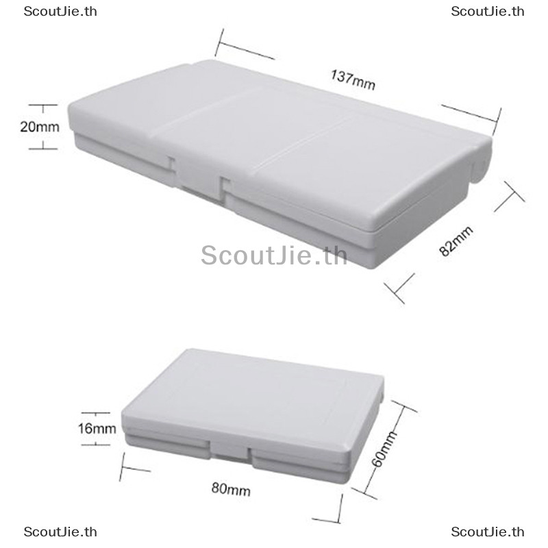 Scoutjie 12/24Grid Watercolor Palette Empty Palette ถาดสีกล ่ อง + 12/24 Little Boxes TH
