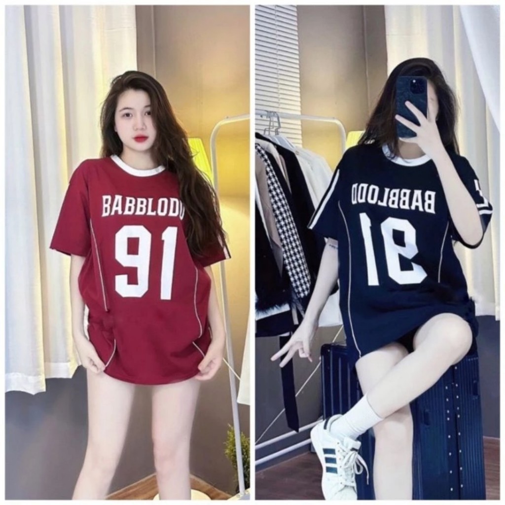 Korean style seamless cotton t-shirt printed with BLOD letters printed with CAMASTORE M1598