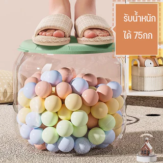 Aoduoyaya ถังเก็บตุ๊กตาแบบใส กล่องเก็บของพลาสติกใส ทรงกลมอเนกประสงค์ ประหยัดพื้นที่ ทรงกระบอกแบบพกพา