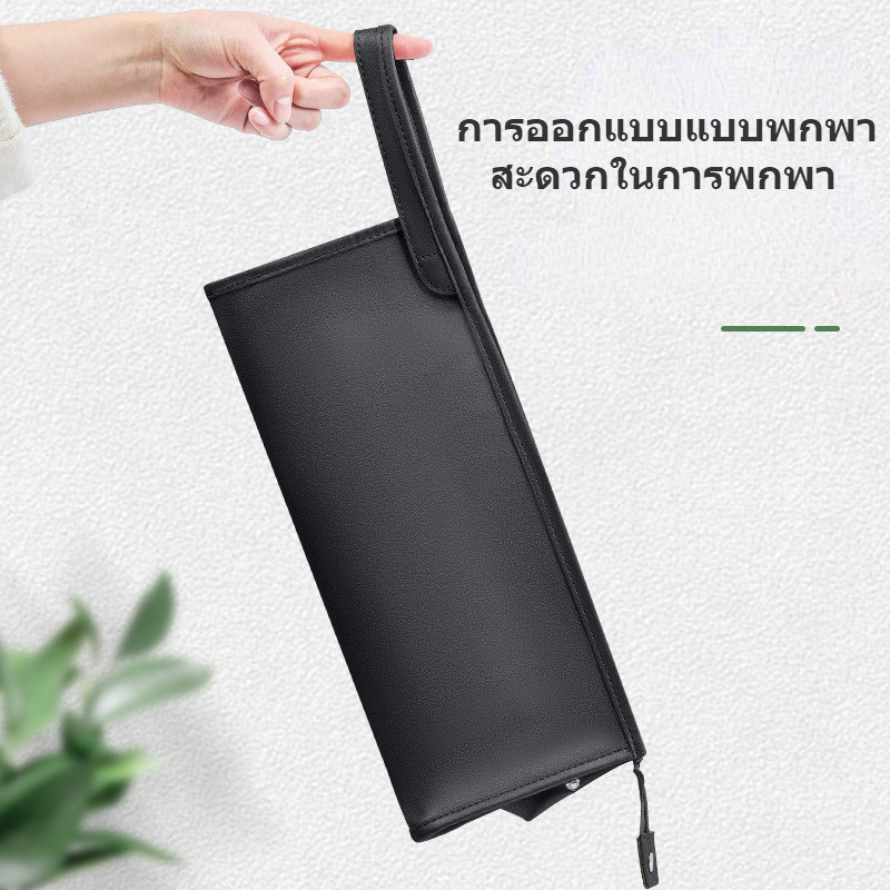 CODกระเป๋าใส่ไดร์เป่าผม กระเป๋าไดร์เป่าผม กันฝุ่น ผ้ากันน้ำ แบบพกพา กระเป๋า  ความจุขนาดใหญ่