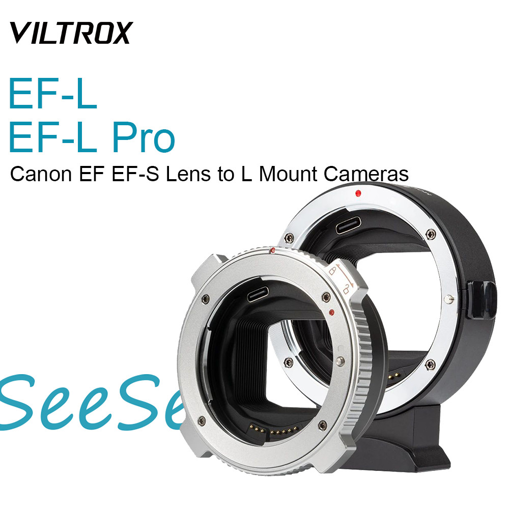 VILTROX EF-L Pro อะแดปเตอร์เมาท์เลนส์โฟกัสอัตโนมัติสําหรับ Canon EF EF-S Lens to L Mount Cameras Lei