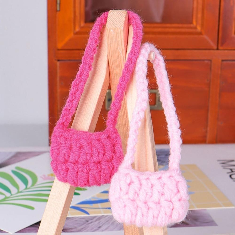Solighter Labubu Bag, Hand-made เปลี่ยน Labubu Crossbody Bag, Mini เสื้อผ้าจับคู่หลายสไตล์ DIY ตุ๊กตาเสื้อผ้าชุดของเล่นเด็ก