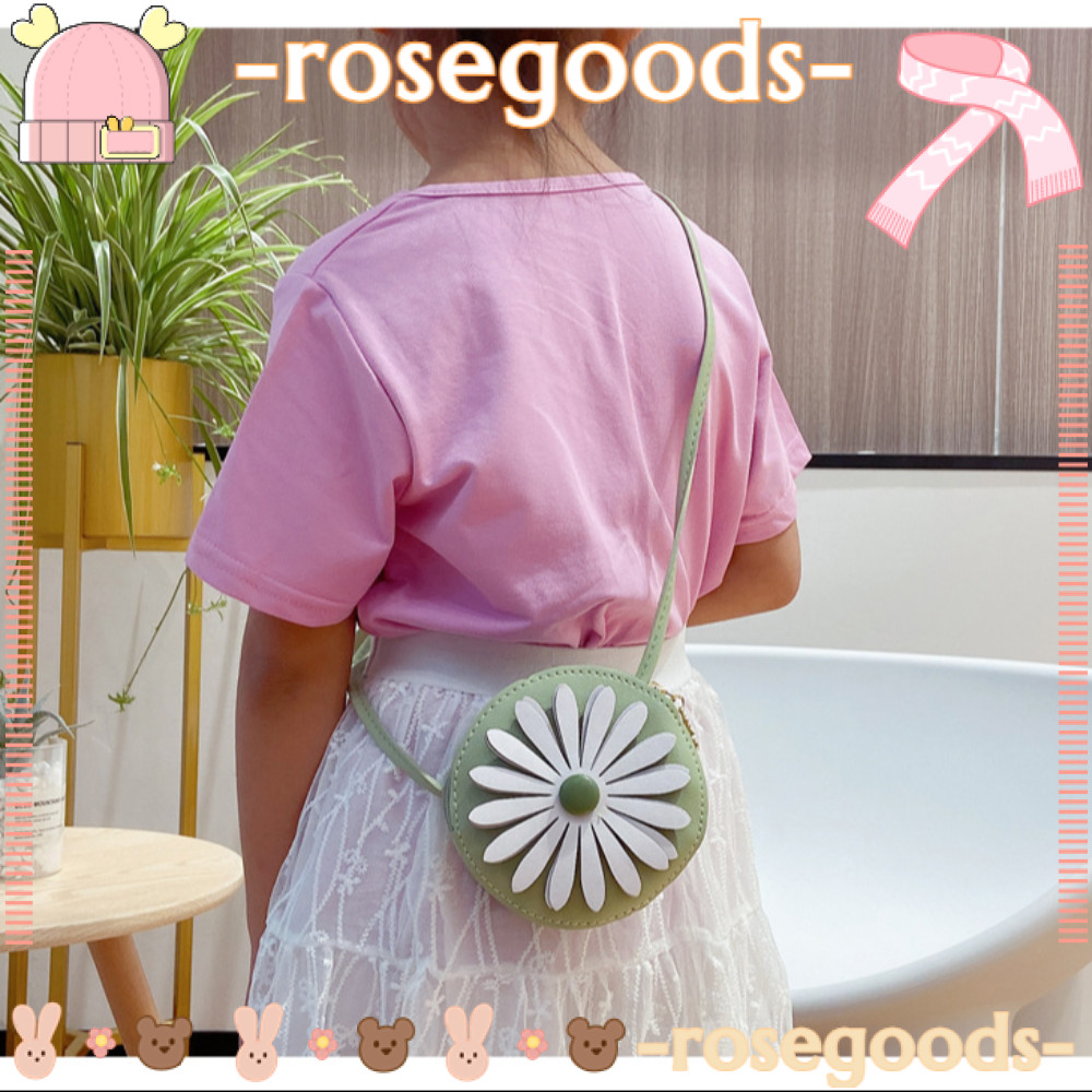 Rose Fashion PU Leather Bag, Lovely PU Cute Little Daisy Bags , Mini Messenger Bag