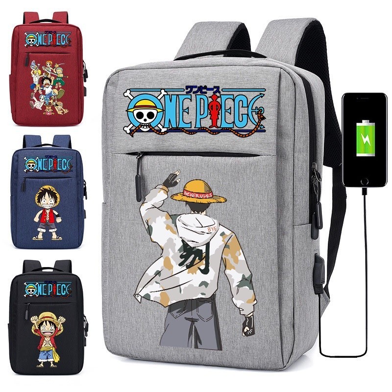 Anime One Piece Backpack for Women Laptop Bagpack for Men Korean Bagpack Student Backpack Travel Bag