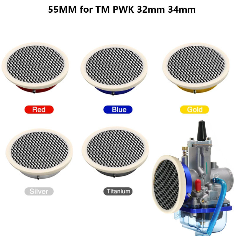 55mm Air Filter Cup With Mesh Net Fit On PWK 32mm 34mm Carburetor