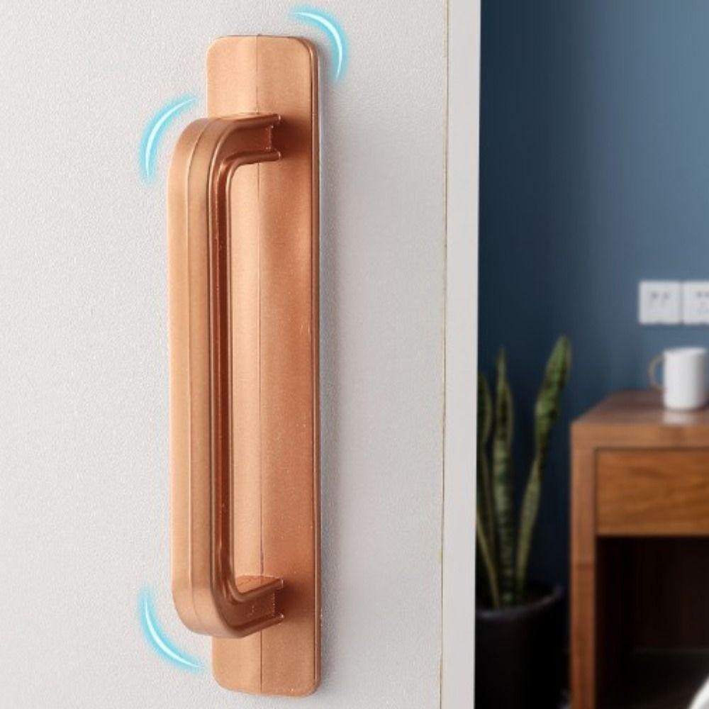 FARL ที่เก็บที่จับตู้เสื้อผ้า, ที่จับลิ้นชักแบบมีกาวในตัวอเนกประสงค์, วางพลาสติก มือจับประตูทนทาน ตู้หน้าต่าง - รูปที่ 7