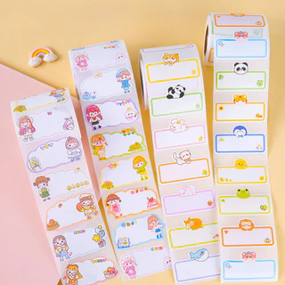 สติ๊กเกอร์ฉลาก, สติ๊กเกอร์ชื่อกันน้ําเปล่า, ดัชนีฉลากอุปกรณ์เครื่องเขียนแบบมีกาวในตัว