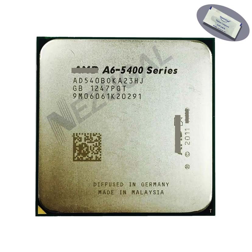 A6-5400B A6 5400B AD540BOKA23HJ 3.6 Ghz Dual Core 1M 65W ซ็อกเก็ต FM2 CPU โปรเซสเซอร์