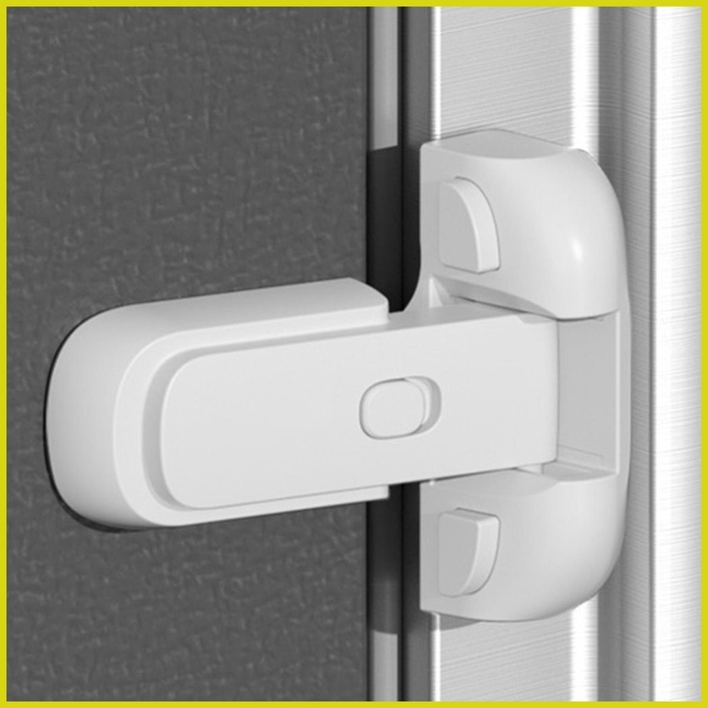 ล็อคตู้เย็น Secure กาวตู้แช่แข็งประตู Latches ตู้แช่แข็ง Latch เด็กตู้เย็นล็อคตู้เย็น hontinth