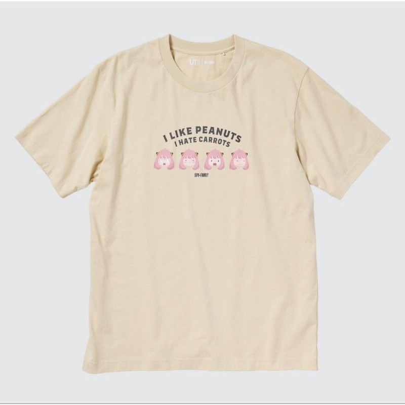 SPY×FAMILY พร้อมส่ง เสื้อยืด Uniqlo SPY x Family UTme ของใหม่ป้ายห้อย (Unisex)การจัดส่งที่รวดเร็ว 2024
