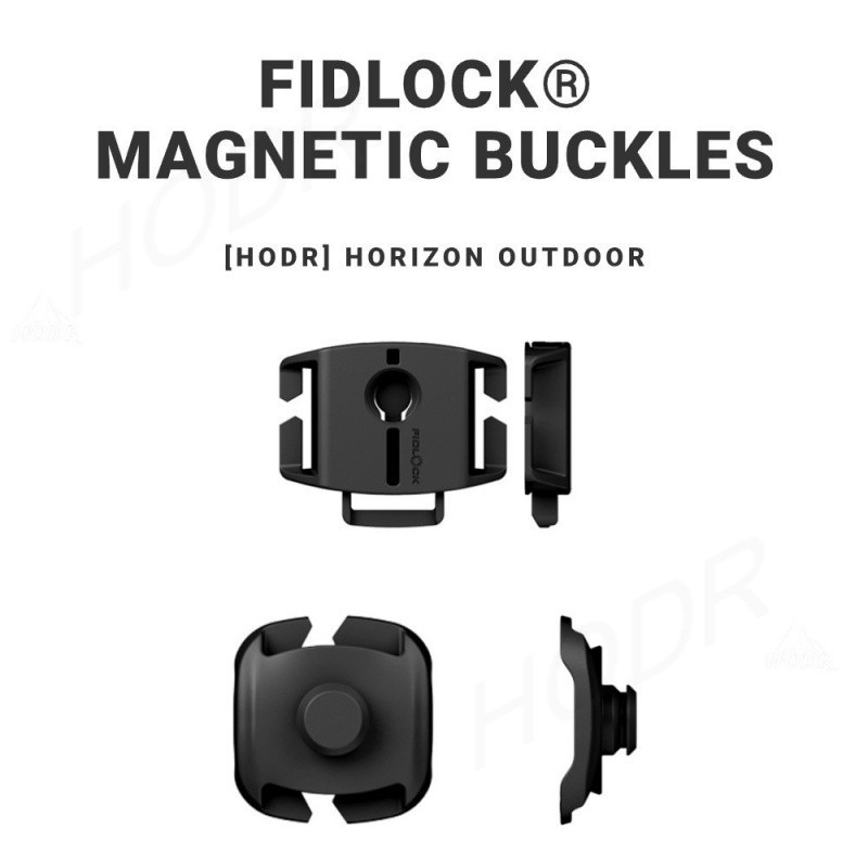 [LODR] หัวเข็มขัดแม่เหล็ก FIDLOCK SNAP PULL แบบเปลี่ยนใหม่ รับน้ำหนักสูงสุด 15 กก. ดีไซน์ทันสมัยทหารเกรดแทคติคัล เหมาะติดตั้งกระเป๋าเป้ เกียร์ตั้งแคมป์ ออกผจญภัยกลางแจ้ง HELINOX MOLLE Buckle Molle Clip