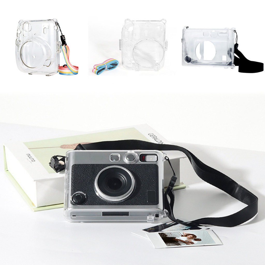 เคสใส instax mini 11 12 แถมสายคล้อง case instax EVO ป้องกันตก