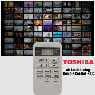 ร้านคนไทย! รีโมทแอร์ toshiba โตชิบ้า RBC-ASX11E-C (สั่งตามภาพ)