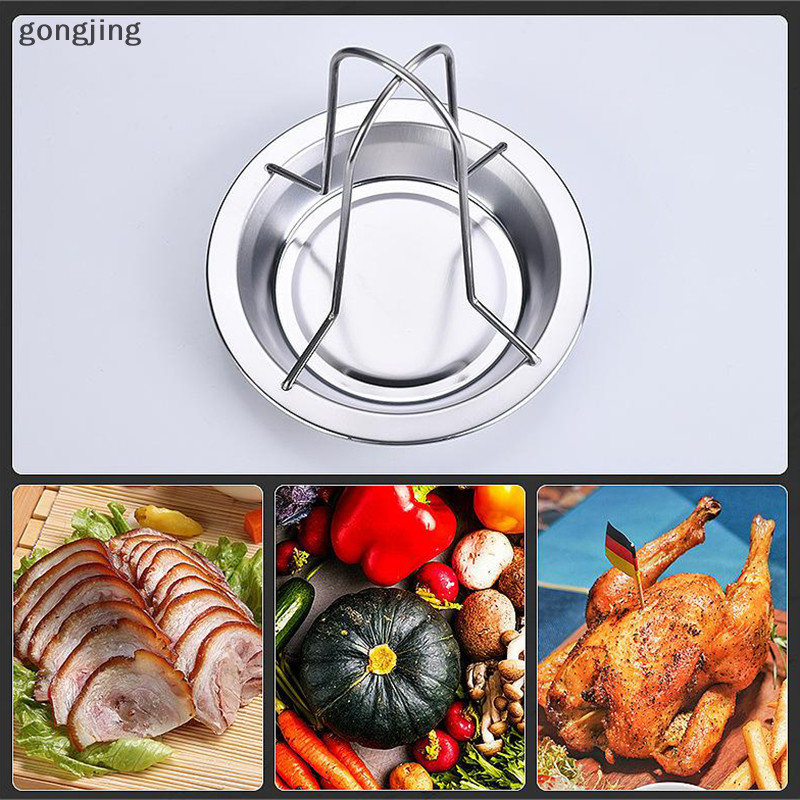[Gong]Roasg ย่างขาตั้งไก่ Roaster Rack ห้องครัวกลางแจ้ง BBQ เครื่องมือเหล็กคาร์บอน Non-ย่างแผ่นไก่ th - รูปที่ 3
