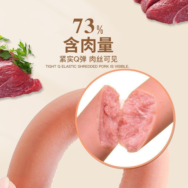 Pet Ham Sausage Dog Snacks into Puppy Mixed Food Training Dog Sausage Dog Snacks Ham Sausage  900G/6