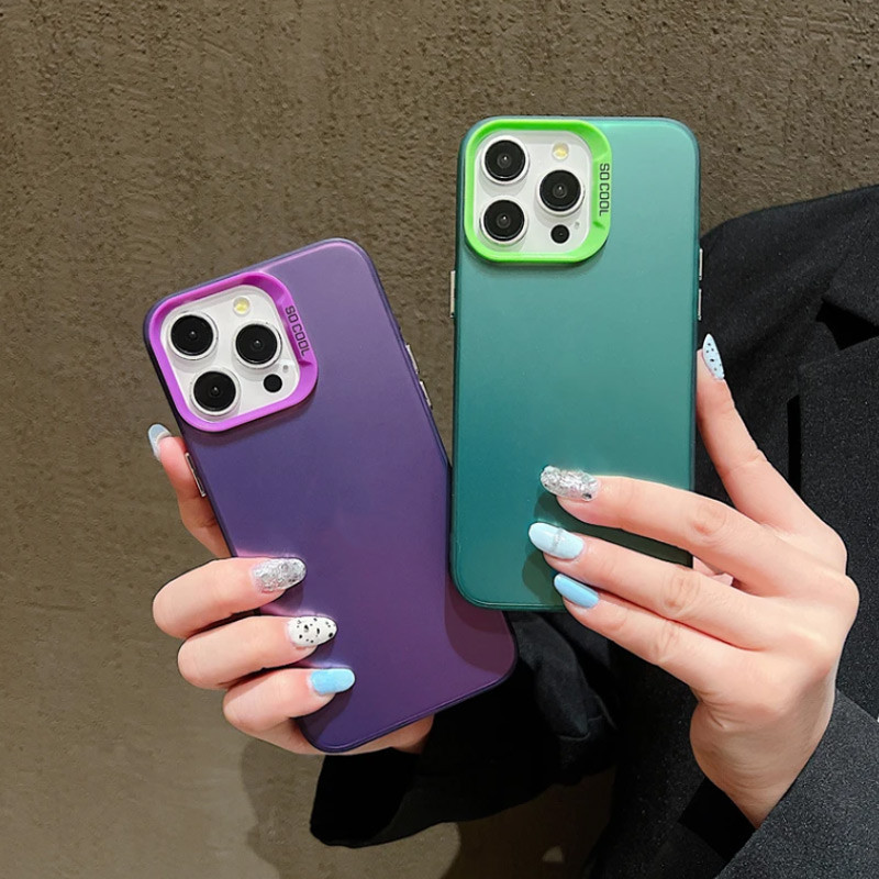 เคสโทรศัพท์มือถือ ซิลิโคนนิ่ม กันกระแทก สีแคนดี้ หรูหรา สําหรับ iPhone 17 Air 16 15 Pro Plus Max 5G 2024 2025