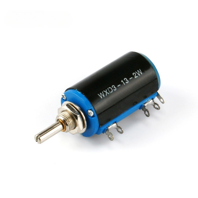 WXD3-13-2W 220R 470R 1K 2.2K 4.7K 5.6K 10K 22K 47K โอห์ม 2W Wirewound Multi-Turn Precision Potentiom