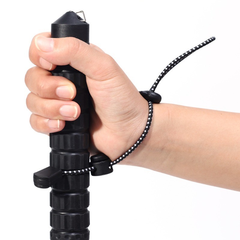 เชือกยางยืดแบบปรับได้ 2/5 ชิ้น - กระเป๋าเป้สะพายหลังปีนเขาที่วางไม้เท้า - เดินป่ากลางแจ้งเดินป่าเสาแก้ไขผูก - รูปที่ 7