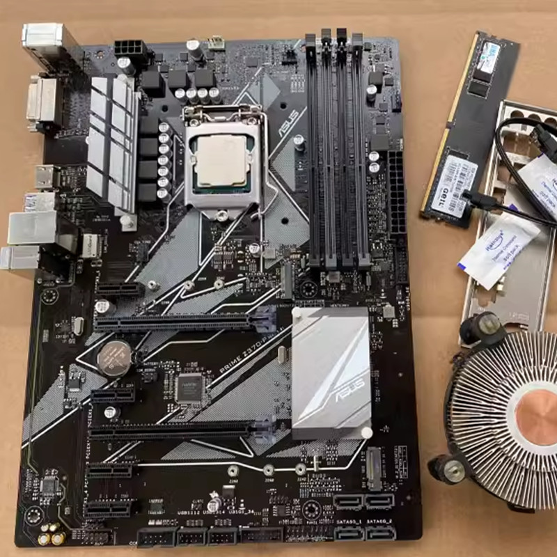 อัสซุส Z370บอร์ดขนาดใหญ่กับ i7 9700K/8700K/9400f/9600kf ชุดโอเวอร์คล็อกซี