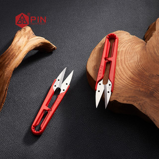 [เข็มหมุด] ด้ามพลาสติกกรรไกรตัดด้ายสแตนเลส 10.7 ซม./4.21