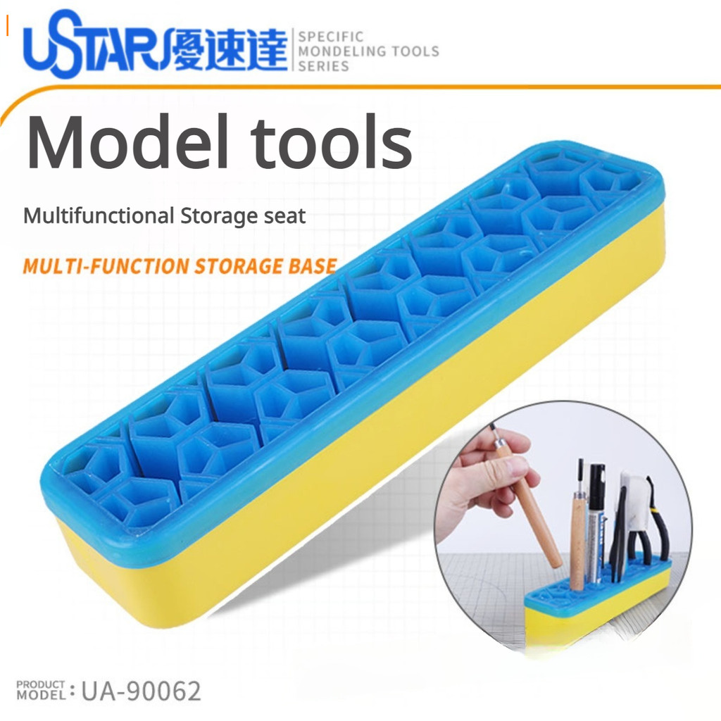 เครื่องมือฐานเก็บ 90062 PVC สําหรับ Gundam Mecha GK DIY ทําเครื่องมือคีมแนวทแยงหัตถกรรมมีด Scribing มีด Marker ปากกาผู้ถือ