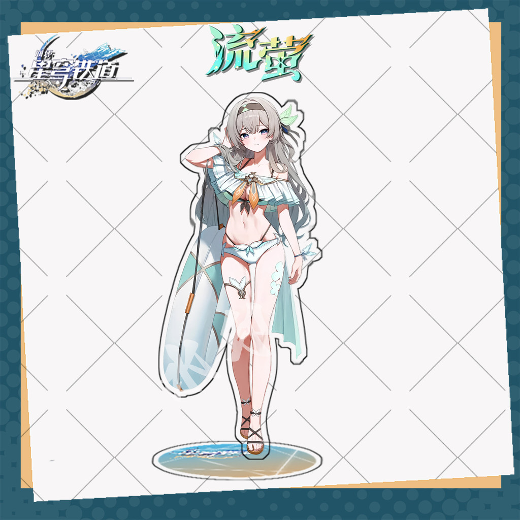 Honkai: Star Rail Firefly Game Merch อะคริลิคป้ายพวงกุญแจ รูปที่ 3