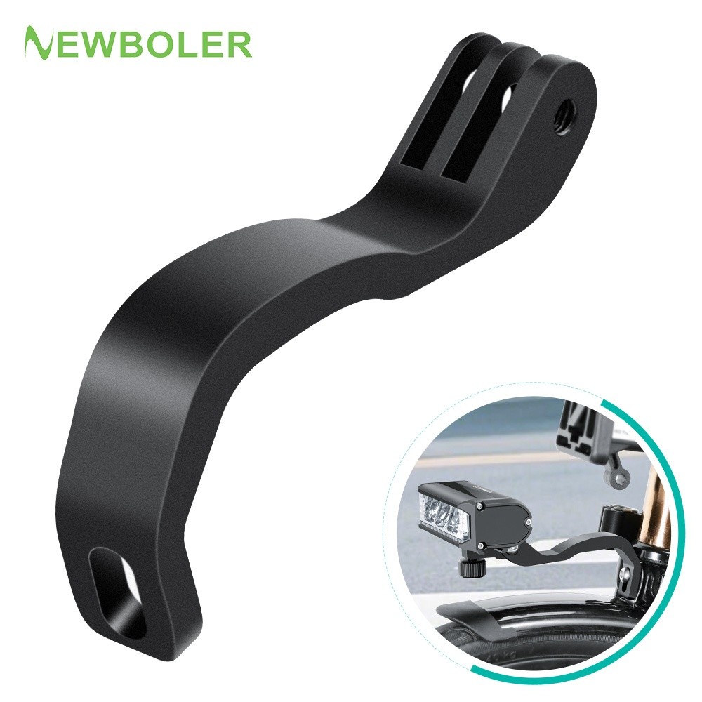 Newboler Brompton Front Light Mount Bracket โคมไฟจักรยานสําหรับ Brompton จักรยานพับกันน้ําไฟหน้าจักรยานอุปกรณ์เสริม
