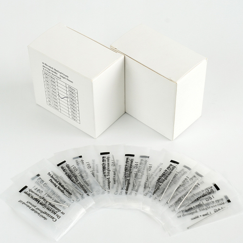 สแตนเลสทิ้งเจาะเข็ม เซิงหยาน อุปกรณ์สักร่างกายเจาะเข็มหลายรุ่น เอวา