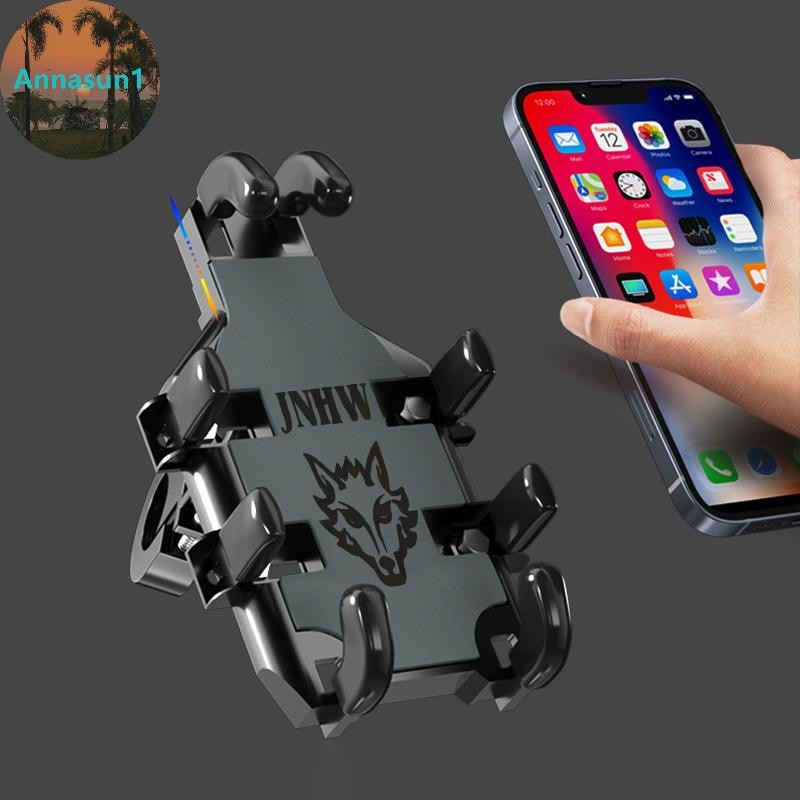 Annasun Universal อัพเกรดแปดกรงเล็บที่วางโทรศัพท์มือถือสําหรับรถจักรยานยนต์สกู๊ตเตอร์ ATV จักรยาน E-bike วงเล็บโทรศัพท์มือถือ TH