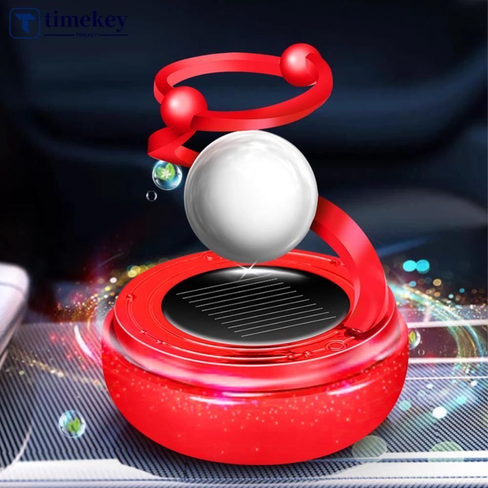 TME Solar Rotation Car Interiors Air Freshener เครื่องประดับ Flavouring น้ําหอมระงับกลิ่นกาย Diffuser รถยนต์อุปกรณ์เสริม