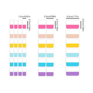 60/120/240 ชิ้น Multicolor ป้ายสติกเกอร์โรงเรียน Office Classification Index Tag Sticky Notes สติกเกอร์ชุด