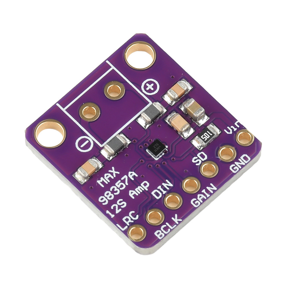 Diymore MAX98357 BGA I2S โมดูลเครื่องขยายเสียง/โมดูลเครื่องขยายเสียง Class D ไร้ตัวกรองรองรับ Raspberry Pi Esp32