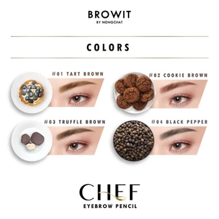 Browit บราวอิท เชฟ อายบราว เพนซิล 0.15ก. 01 ทาร์ต บราวน์