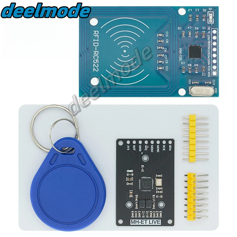 Mfrc-522 Rc-522 Rc522 Rfid Ic โมดูลเสาอากาศไร้สายสําหรับ Arduino Ic Key Spi Writer Ic Card Proximity