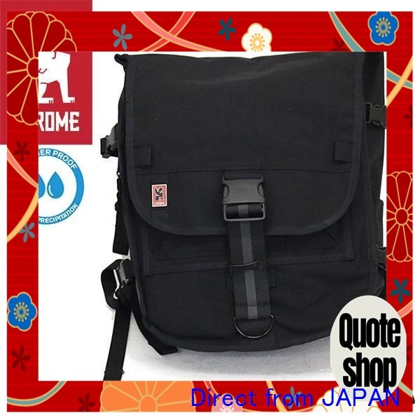 CHROME (โครเมียม) BG333 WARSAW MEDIUM BACKPACK กระเป๋าเป้สะพายหลังขนาดกลาง Warsaw BLACK CH321[ส่งตรง