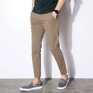 กางเกงขายาวชิโน่ ผ้ายืด ทรงกระบอกเล็ก (Slim-fit) by Normal Boy