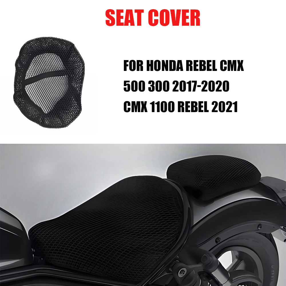 สําหรับ Honda Rebel CMX 500 300 2017-2020 CMX 1100 Rebel ​2021 อุปกรณ์เสริมรถจักรยานยนต์เบาะรองนั่งผ้าป้องกัน