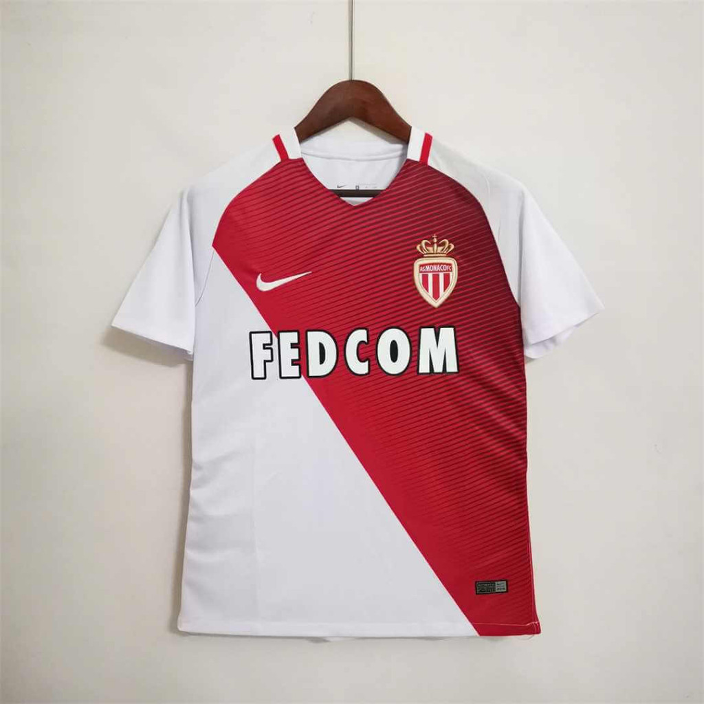 AS Monaco 16-17 Mbappe Home เสื้อฟุตบอล 2016 2017