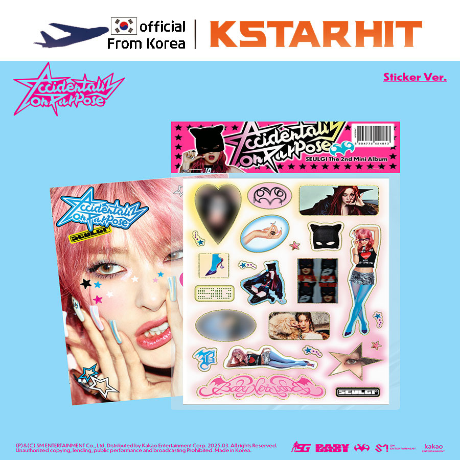 (Sticker) SEULGI - Accidentally On Purpose (2nd Mini Album)