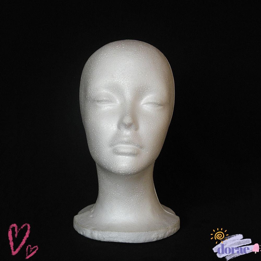 Dorae โฟม Mannequin วิกผม Dummy สีขาว Home Living Display Stand