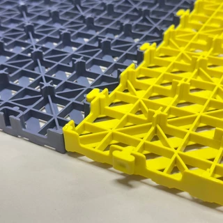 แผ่นปูพื้นพลาสติก PVC แผ่นรองกันลื่น ในห้องน้ำ ห้องครัว ระเบียง แผ่นปูพื้น DIY หนา 2cm