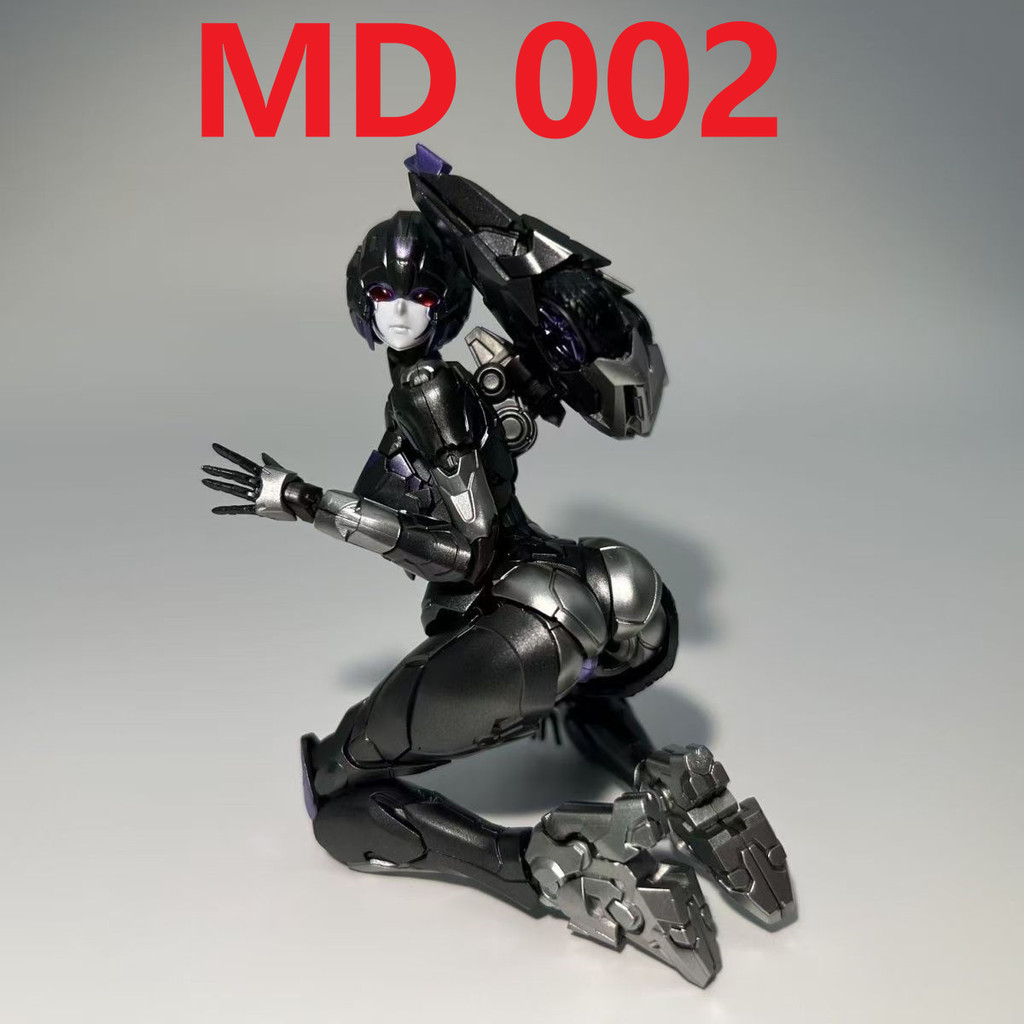 MD002 รุ่นเคลือบละเอียดสีดํา argi Assembly Model 1: 1 Arcee Machine Girl
