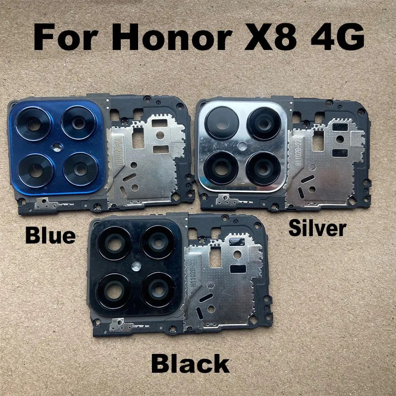 สําหรับ Huawei Honor X8 MotherBoard ฝาครอบหลักพร้อมแก้วกล้องเปลี่ยน 4G TFY-LX1 TFY-LX2 TFY-LX3