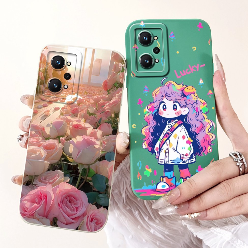 สําหรับrealme GT Neo2 กรณีRMX3370 ความงามแมวน่ารักแฟชั่นตลกซิลิโคนกันกระแทกเคสโทรศัพท์สําหรับRealme GT Neo2 5Gปกหลัง ราคา ถูกที่สุด ดีลบีเคเค แกลเลอรีภาพที่ 4