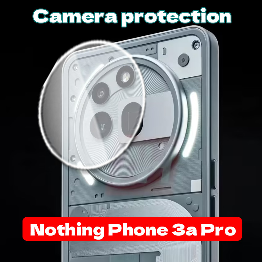 สําหรับไม่มีอะไรโทรศัพท์ 3a Pro 3aPro 2025 เลนส์โทรศัพท์ฟิล์มกระจกนิรภัย Phone3aPro Curverd กล้อง 3D